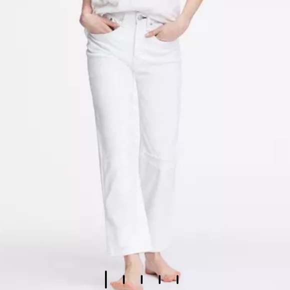 rag & bone Maya High-Rise Ankle Straight Jeans size 26 worn once - Picture 2 of 13